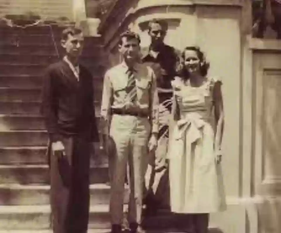 Herman Hoeh, Raymond Cole, Dick Armstrong and Betty Bates(1947)